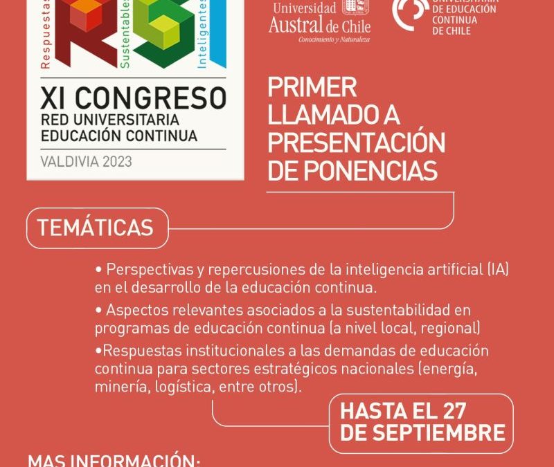 Aún estás a tiempo: Convocatoria abierta a ponencias del XI Congreso de Educación Continua